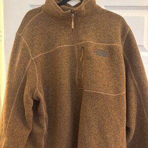 The North Face Brown Mens XL Quarter Zip